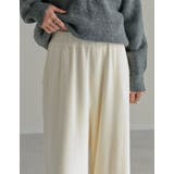 [低身長/高身長サイズ有]ベルトループ付きニットパンツ | Re:EDIT | 詳細画像22 