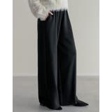 [低身長/高身長サイズ有]ベルトループ付きニットパンツ | Re:EDIT | 詳細画像26 