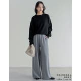 [低身長/高身長サイズ有]ベルトループ付きニットパンツ | Re:EDIT | 詳細画像29 