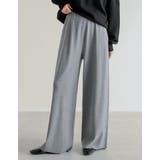 [低身長/高身長サイズ有]ベルトループ付きニットパンツ | Re:EDIT | 詳細画像34 