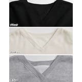 裏起毛マルチウェイVネックスウェットトップス | Re:EDIT | 詳細画像19 