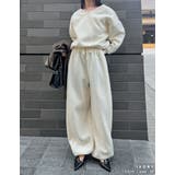 裏起毛マルチウェイVネックスウェットトップス | Re:EDIT | 詳細画像14 