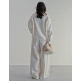 裏起毛マルチウェイVネックスウェットトップス | Re:EDIT | 詳細画像26 