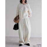 裏起毛マルチウェイVネックスウェットトップス | Re:EDIT | 詳細画像29 