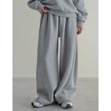 [低身長/高身長サイズ有]裏起毛スウェットサイドタックバルーンパンツ | Re:EDIT | 詳細画像24 