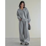 [低身長/高身長サイズ有]裏起毛スウェットサイドタックバルーンパンツ | Re:EDIT | 詳細画像25 