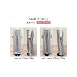 [低身長/高身長サイズ有]裏起毛サイドレースラインパンツ | Re:EDIT | 詳細画像23 