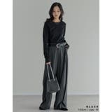 [大きいサイズ有][前後2WAY]裏微起毛バックオープントップス | Re:EDIT | 詳細画像14 