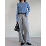 [大きいサイズ有][前後2WAY]裏微起毛バックオープントップス | Re:EDIT | 詳細画像22 