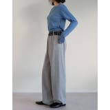 [大きいサイズ有][前後2WAY]裏微起毛バックオープントップス | Re:EDIT | 詳細画像24 