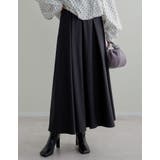 ブラック(501) | [2026S S COLLECTION][低身長サイズ有]タックボリュームフレア… | Re:EDIT