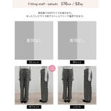 [低身長/高身長サイズ有]マルチボーダーカットソーリラックスパンツ | Re:EDIT | 詳細画像17 