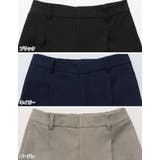 [低身長/高身長サイズ有]ツイルタックストレートパンツ | Re:EDIT | 詳細画像18 