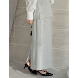 [低身長サイズ有]モノトーンツイードナロースカート | Re:EDIT | 詳細画像13 