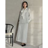 [低身長サイズ有]モノトーンツイードナロースカート | Re:EDIT | 詳細画像15 