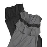 [2点セット][低身長 高身長サイズ有]ストレッチミックスツイルワンピース×レー… | Re:EDIT | 詳細画像3 