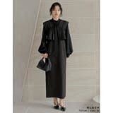 [2点セット][低身長 高身長サイズ有]ストレッチミックスツイルワンピース×レー… | Re:EDIT | 詳細画像10 