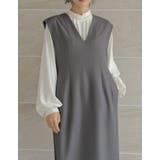 [2点セット][低身長 高身長サイズ有]ストレッチミックスツイルワンピース×レー… | Re:EDIT | 詳細画像23 