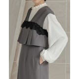 ストレッチミックスツイルレースビスチェ | Re:EDIT | 詳細画像13 