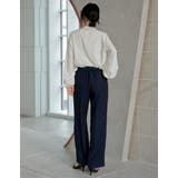 襟タックスタンドカラーブラウス | Re:EDIT | 詳細画像7 