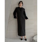 [2WAY]ボウタイリボン付きタックブラウス | Re:EDIT | 詳細画像14 