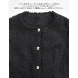 ファンシーツイードぺプラムベスト | Re:EDIT | 詳細画像18 