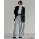 [低身長 高身長サイズ有]リベット＆ベルトループ付きダンボールボリュームスウェッ… | Re:EDIT | 詳細画像15 