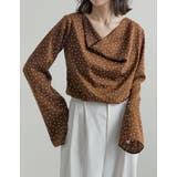 [2026S/S COLLECTION]ドットドレープブラウス | Re:EDIT | 詳細画像5 