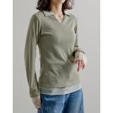 ミント(609) | [2026S S COLLECTION]リブカットソーチュールレイヤード風ポロト… | Re:EDIT