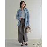 [2026S/S COLLECTION]シアーデニムシャツ | Re:EDIT | 詳細画像9 