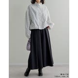 [2026S S COLLECTION]フロッキードット裾タックバルーンブルゾン | Re:EDIT | 詳細画像11 