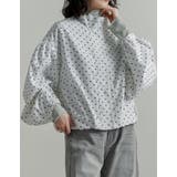 [2026S S COLLECTION]フロッキードット裾タックバルーンブルゾン | Re:EDIT | 詳細画像16 