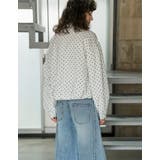 [2026S S COLLECTION]フロッキードット裾タックバルーンブルゾン | Re:EDIT | 詳細画像5 