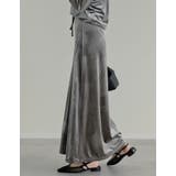 [低身長サイズ有]ベロアドロストナロースカート | Re:EDIT | 詳細画像12 