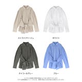 [2026S S COLLECTION]ブロード無地＆ストライプウエスト巻きデザ… | Re:EDIT | 詳細画像18 