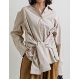 [2026S S COLLECTION]ブロード無地＆ストライプウエスト巻きデザ… | Re:EDIT | 詳細画像23 