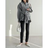 [2026S S COLLECTION]ブロード無地＆ストライプウエスト巻きデザ… | Re:EDIT | 詳細画像30 