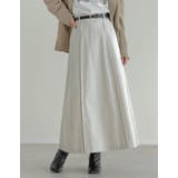 [低身長サイズ有]カツラギピンタックAラインスカート | Re:EDIT | 詳細画像13 