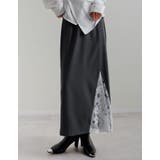 [2026S S COLLECTION][低身長サイズ有]ツイルレースドッキング… | Re:EDIT | 詳細画像10 