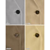 [2026S S COLLECTION]レザーベルト付きノーカラーツイルジャケッ… | Re:EDIT | 詳細画像19 