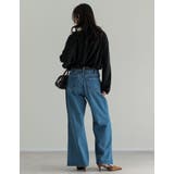 オーバーサイズレースVネックニットチュニック | Re:EDIT | 詳細画像9 