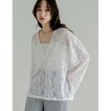 [2026S S COLLECTION]深Vネック総レースシアープルオーバーチュ… | Re:EDIT | 詳細画像11 