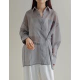 [2026S/S COLLECTION]2WAYシャイニーシアーシャツ | Re:EDIT | 詳細画像30 