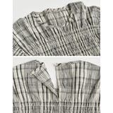 [2026S/S COLLECTION]ギンガムチェックシャーリングブラウス | Re:EDIT | 詳細画像23 