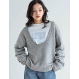 グレー(503) | アルパカタッチ深Uネックトップス | Re:EDIT