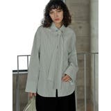 [2026S S COLLECTION]ボウタイビッグリボンサッカーストライプシ… | Re:EDIT | 詳細画像3 