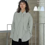 [2026S S COLLECTION]ボウタイビッグリボンサッカーストライプシ… | Re:EDIT | 詳細画像1 