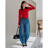 [DENIM COLLECTION][低身長 高身長サイズ有]コットンブレンドバ… | Re:EDIT | 詳細画像3 