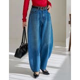 [DENIM COLLECTION][低身長 高身長サイズ有]コットンブレンドバ… | Re:EDIT | 詳細画像4 