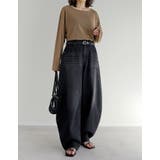 [DENIM COLLECTION][低身長 高身長サイズ有]コットンブレンドバ… | Re:EDIT | 詳細画像26 